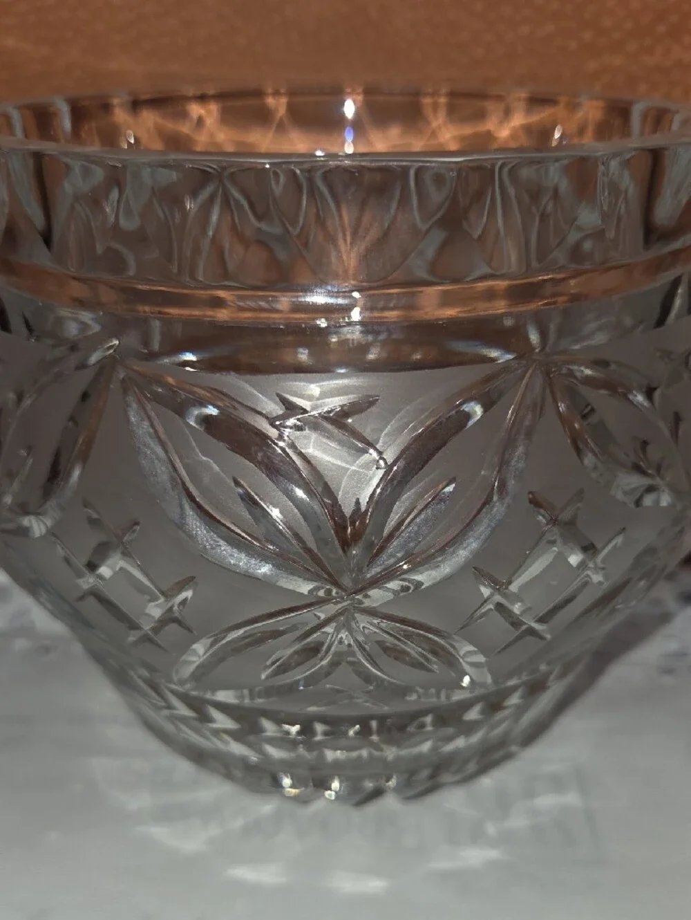 Classic Clear Cut Crystal Vase and Bowl Set - Clear Glass Home Accent